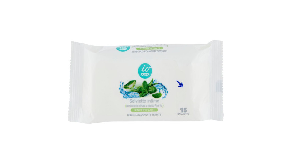 Salviette Intime Rinfrescanti 15 Pz