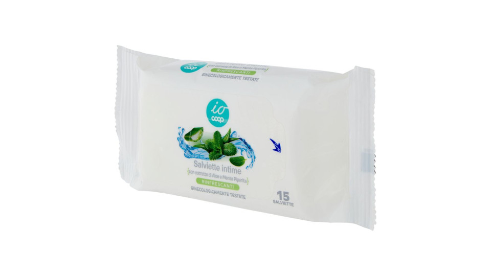 Salviette Intime Rinfrescanti 15 Pz