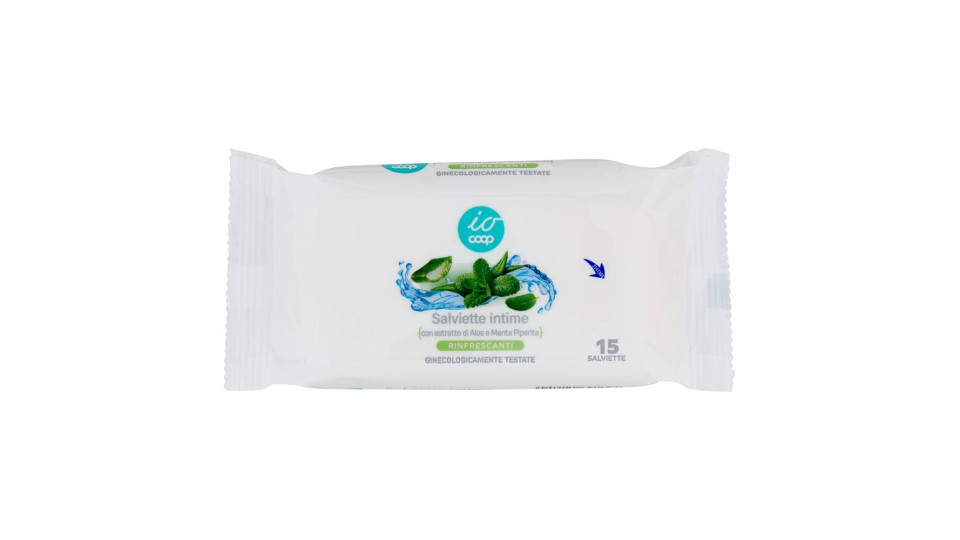 Salviette Intime Rinfrescanti 15 Pz