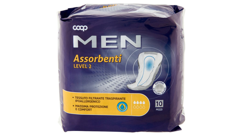 Men Assorbenti Level 2 10 Pz
