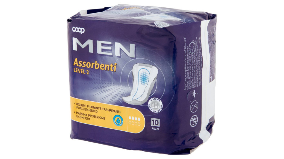 Men Assorbenti Level 2 10 Pz