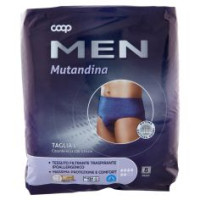 Men Mutandina Taglia L Circonferenza 100-135 Cm 8 Pz