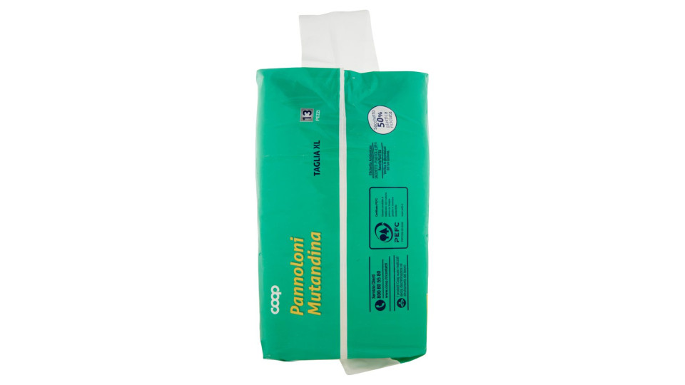 Pannoloni Mutandina Taglia Xl Circonferenza 140-170 Cm 13 Pz