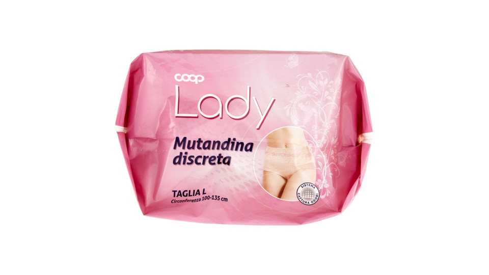 Lady Mutandina Discreta Taglia L Circonferenza 100-135 Cm 7 Pz