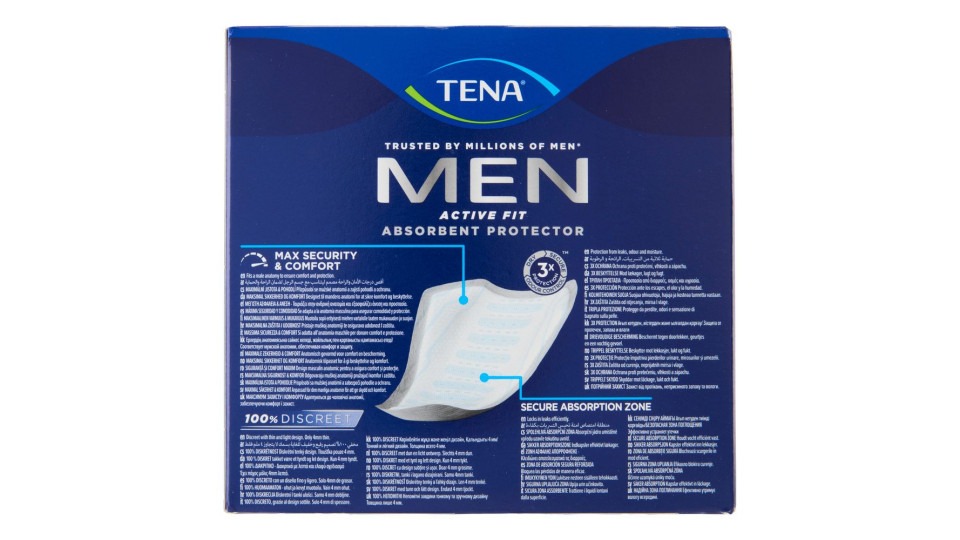 Tena Men Active Fit Absorbent Protector Level 2 10 Pz