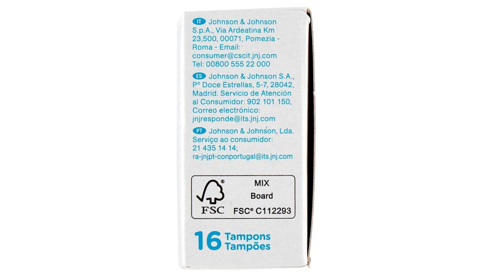 O.b. Procomfort Ultimate Comfort* Mini Tampons 16 Pz