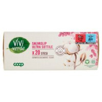 Salvaslip Ultra Sottile In Cotone Biologico Stesi 20 Pz