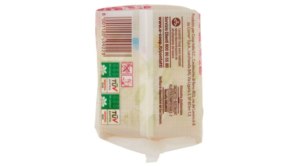 Salvaslip Ultra Sottile In Cotone Biologico Ripiegati 24 Pz