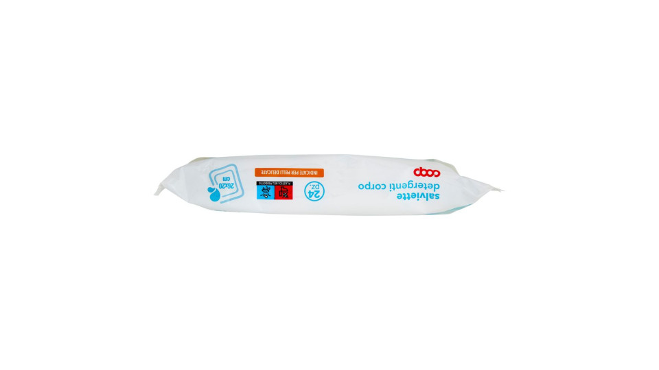 Salviette Detergenti Corpo 24 Pz