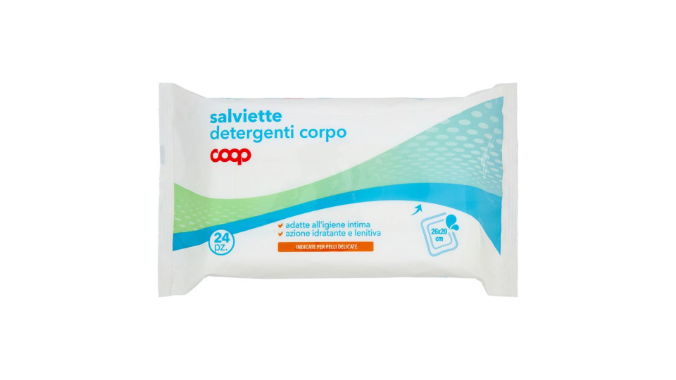 Salviette Detergenti Corpo 24 Pz
