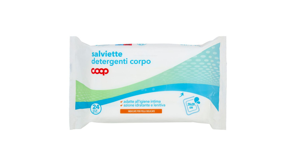 Salviette Detergenti Corpo 24 Pz