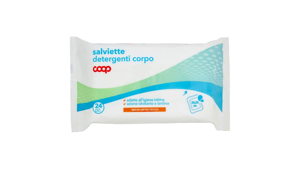 Salviette Detergenti Corpo 24 Pz