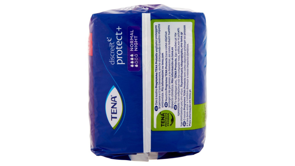 Tena Discreet Protect+ Normal Night Assorbenti Notte 10 Pz