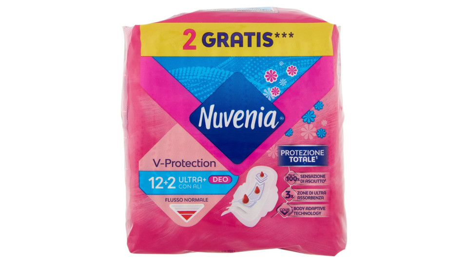 Nuvenia V-protection Ultra+ Deo Con Ali 12+2 Pz