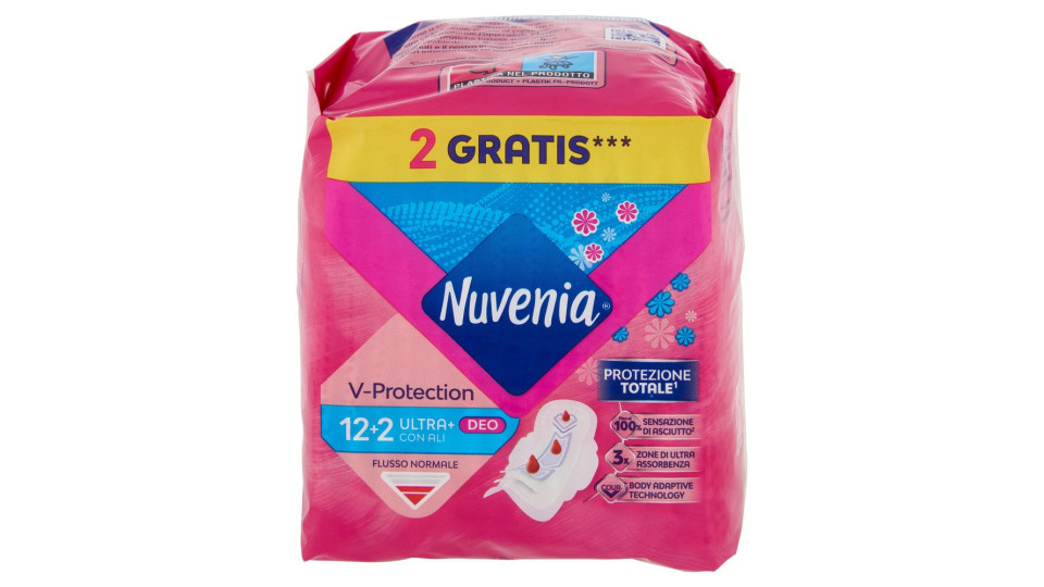 Nuvenia V-protection Ultra+ Deo Con Ali 12+2 Pz