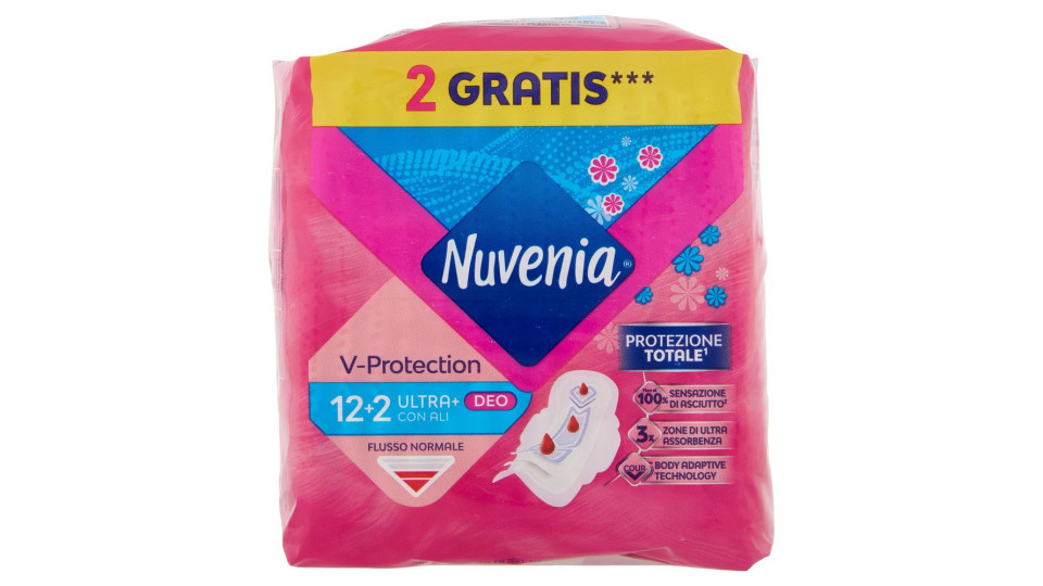 Nuvenia V-protection Ultra+ Deo Con Ali 12+2 Pz