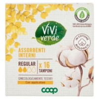 Assorbenti Interni In Cotone Biologico Regular Tamponi 16 Pz
