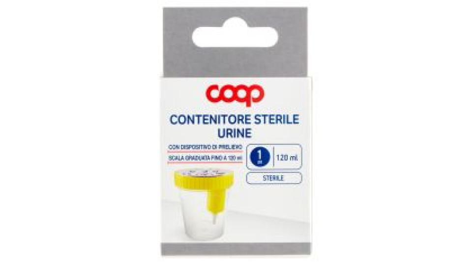 Contenitore Sterile Urine Con Dispositivo Di Prelievo 120 Ml 1 Pz