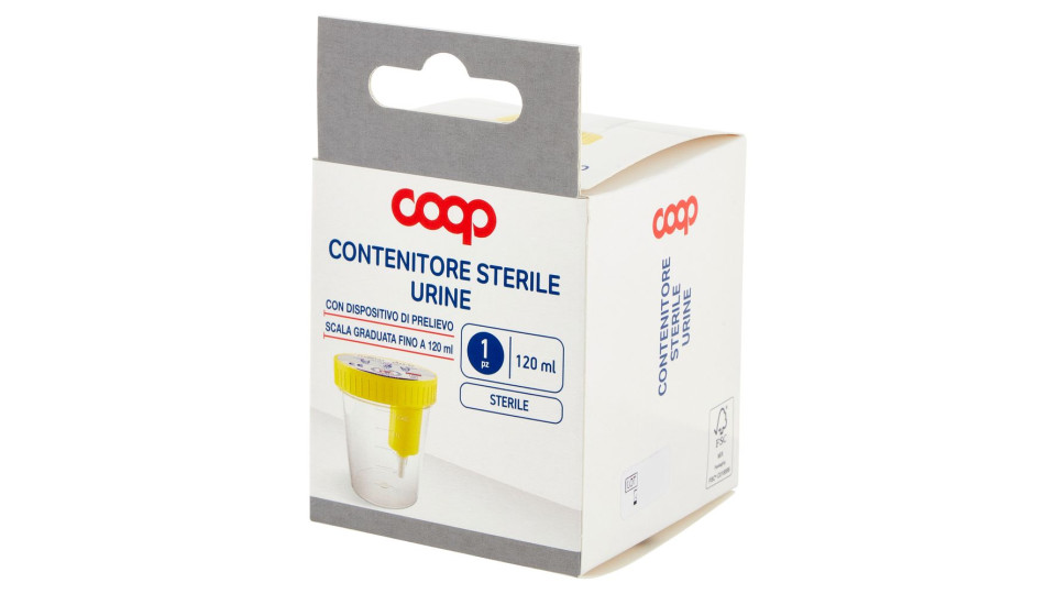 Contenitore Sterile Urine Con Dispositivo Di Prelievo 120 Ml 1 Pz