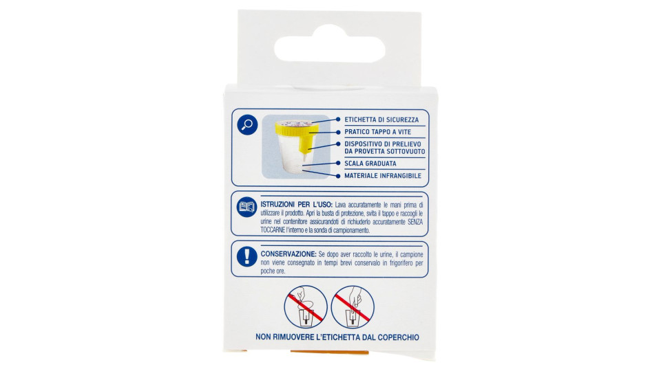 Contenitore Sterile Urine Con Dispositivo Di Prelievo 120 Ml 1 Pz