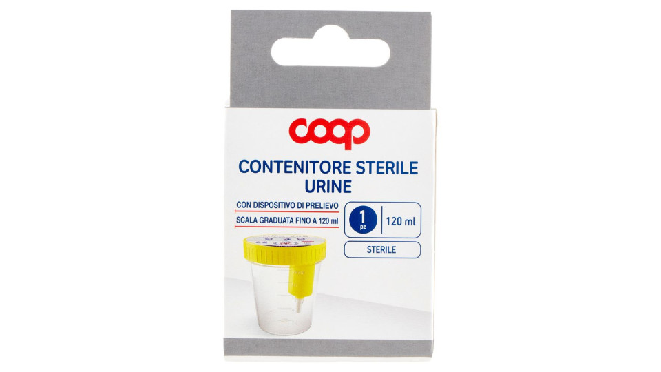 Contenitore Sterile Urine Con Dispositivo Di Prelievo 120 Ml 1 Pz