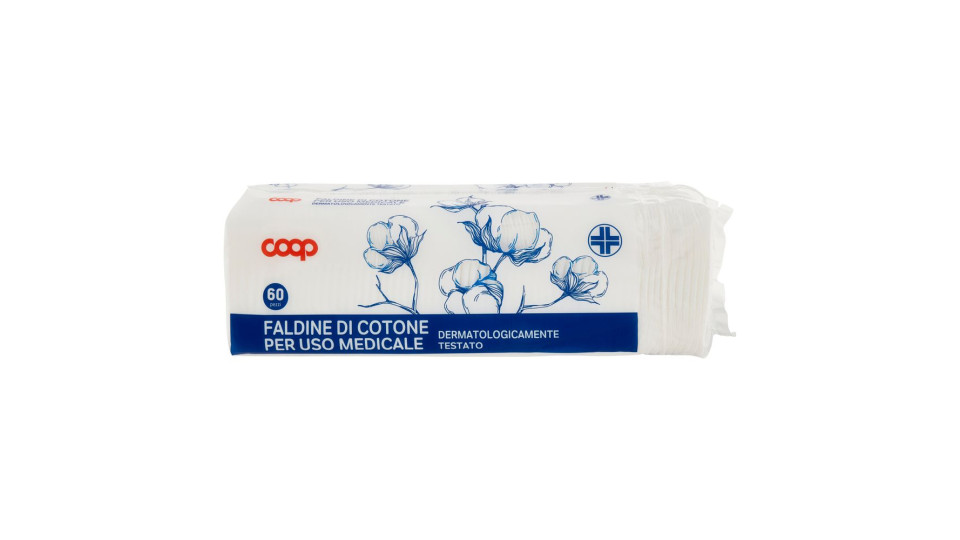 Faldine Di Cotone Per Uso Medicale 60 Pz
