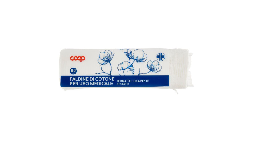 Faldine Di Cotone Per Uso Medicale 60 Pz