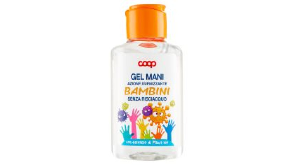 Gel Mani Azione Igienizzante Bambini Senza Risciacquo 80 Ml