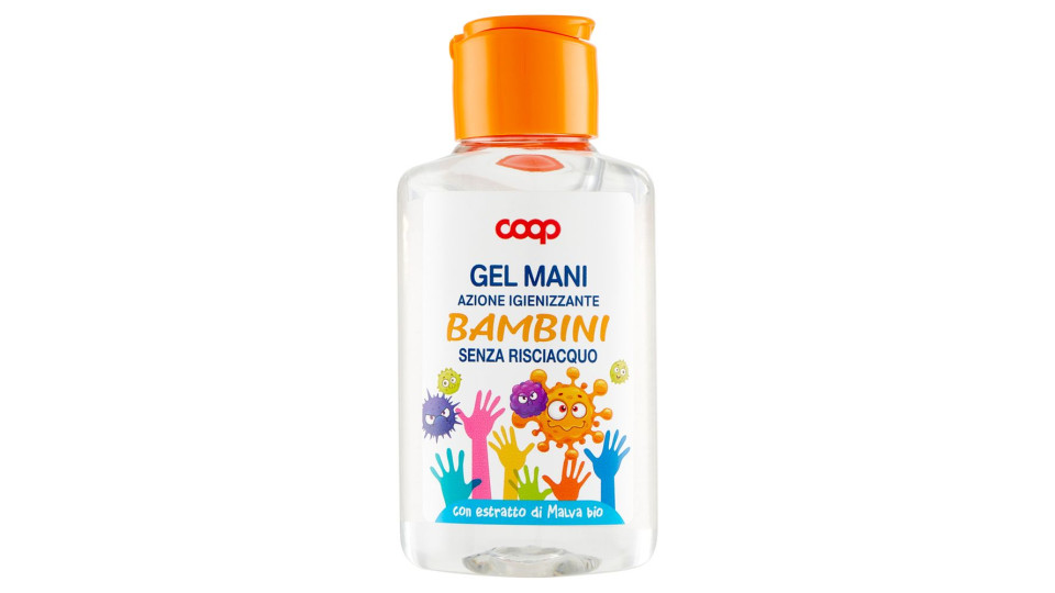Gel Mani Azione Igienizzante Bambini Senza Risciacquo 80 Ml