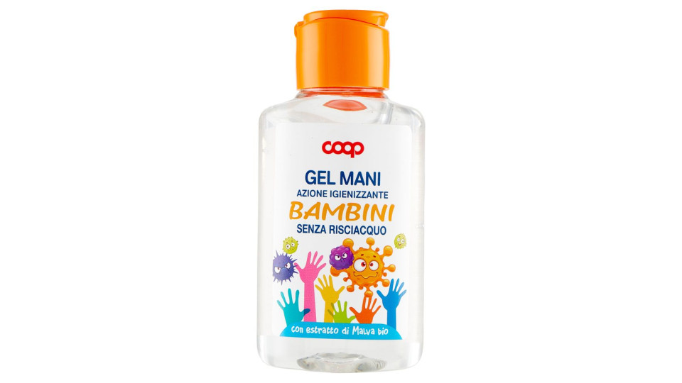 Gel Mani Azione Igienizzante Bambini Senza Risciacquo 80 Ml