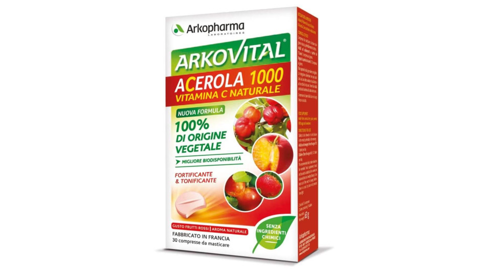 Acerola 1000 30 Compresse Masticabili 63 G
