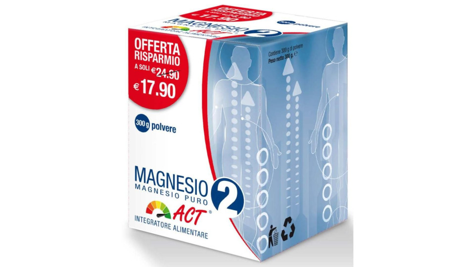 Magnesio Puro 2 Act 300g
