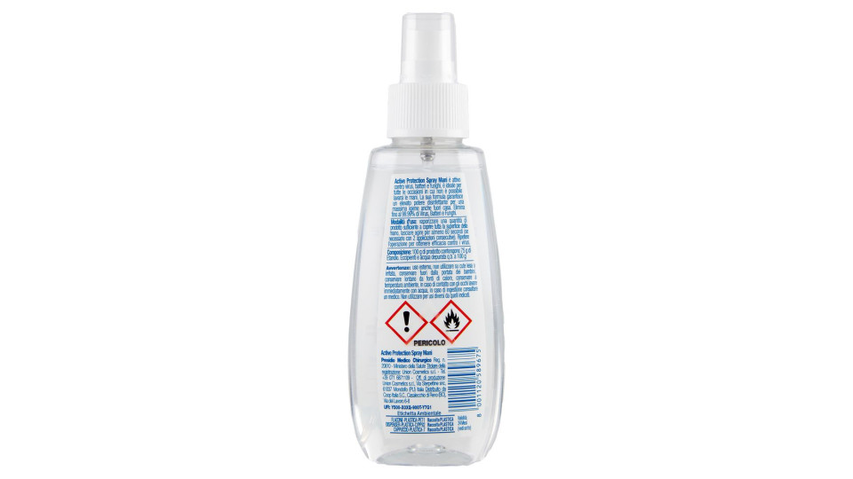 Disinfettante Mani Active Protection Spray Mani 100 Ml