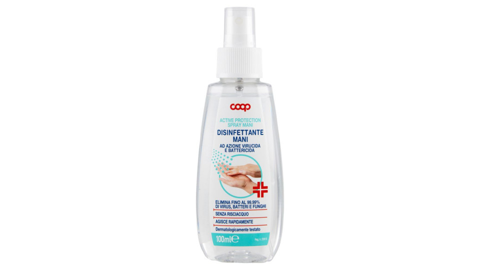 Disinfettante Mani Active Protection Spray Mani 100 Ml