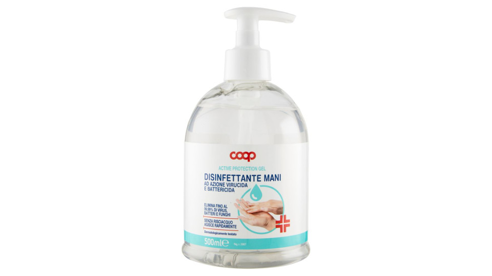 Disinfettante Mani Active Protection Gel 500 Ml