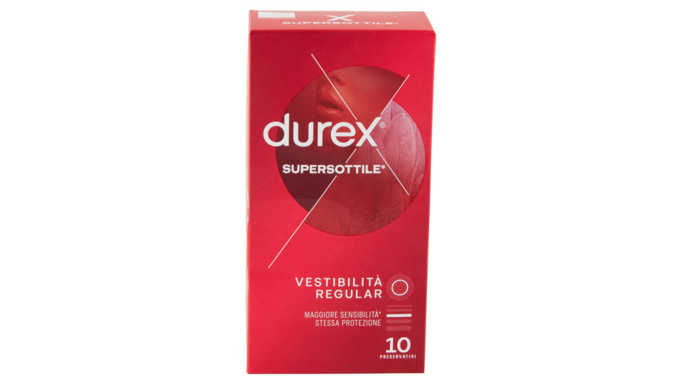 Pr.durex Supersot.reg.fit 10pz