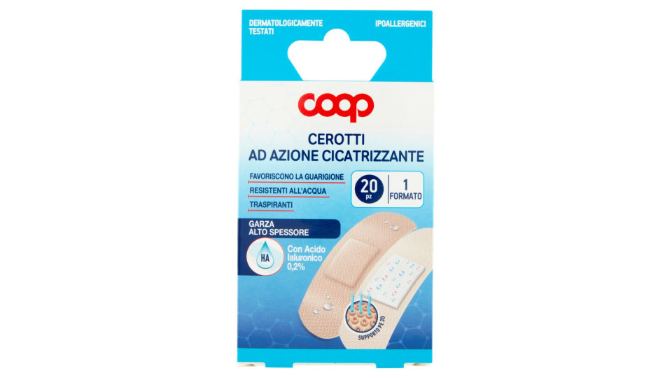 Cerotti Ad Azione Cicatrizzante 1 Formato 7 X 2 Cm 20 Pz