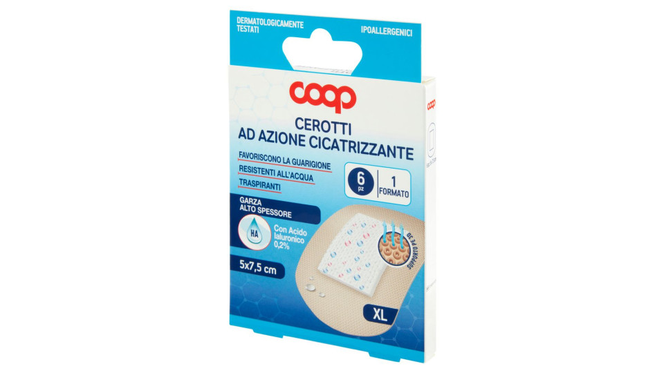 Cerotti Ad Azione Cicatrizzante 1 Formato 5 X 7,5 Cm Xl 6 Pz