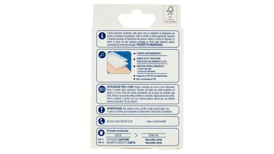 Cerotti Ad Azione Cicatrizzante 1 Formato 5 X 7,5 Cm Xl 6 Pz