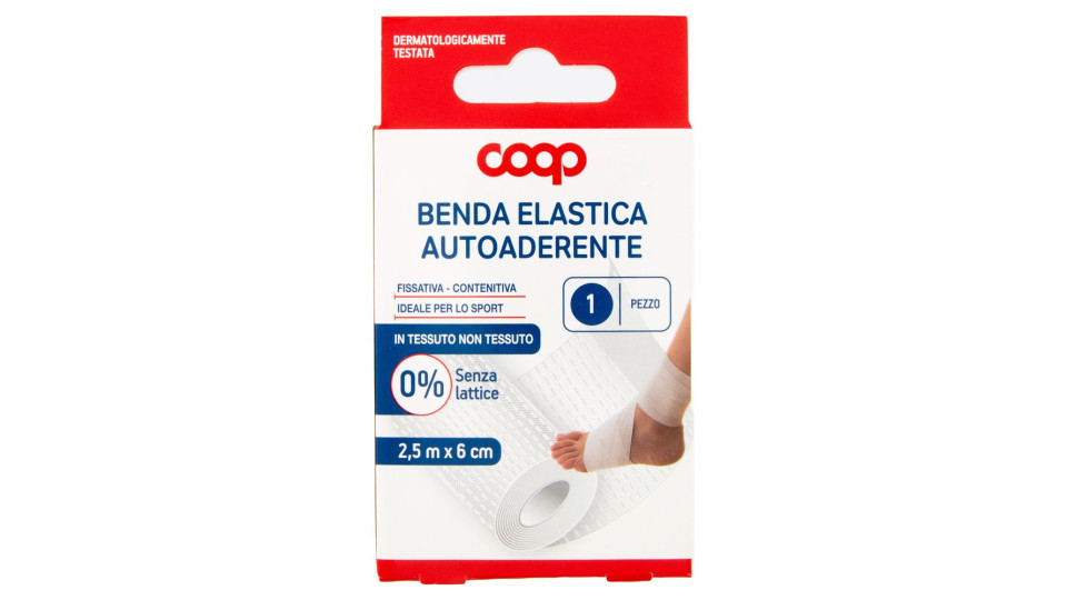Benda Elastica Autoaderente In Tessuto Non Tessuto 2,5 M X 6 Cm 1 Pz