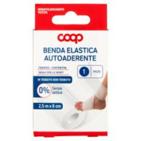 Benda Elastica Autoaderente In Tessuto Non Tessuto 2,5 M X 6 Cm 1 Pz