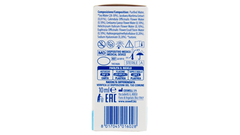 Isomar Occhi Rossi Multid 10ml