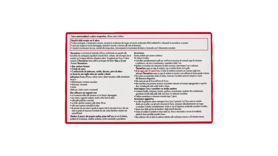 Thermacare Schiena 2 Fasce