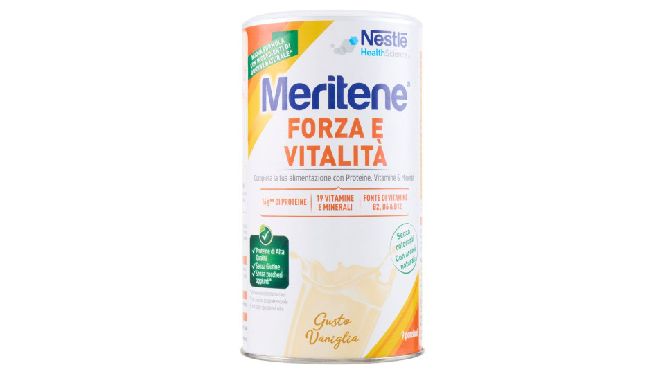 Meritene Forza E Vitalità Gusto Vaniglia 270g