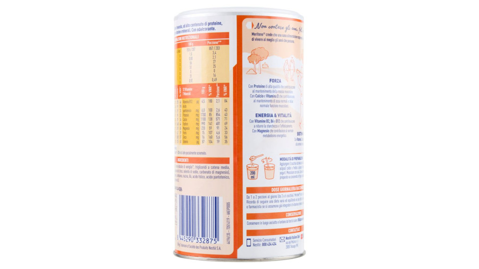 Meritene Forza E Vitalità Gusto Vaniglia 270g