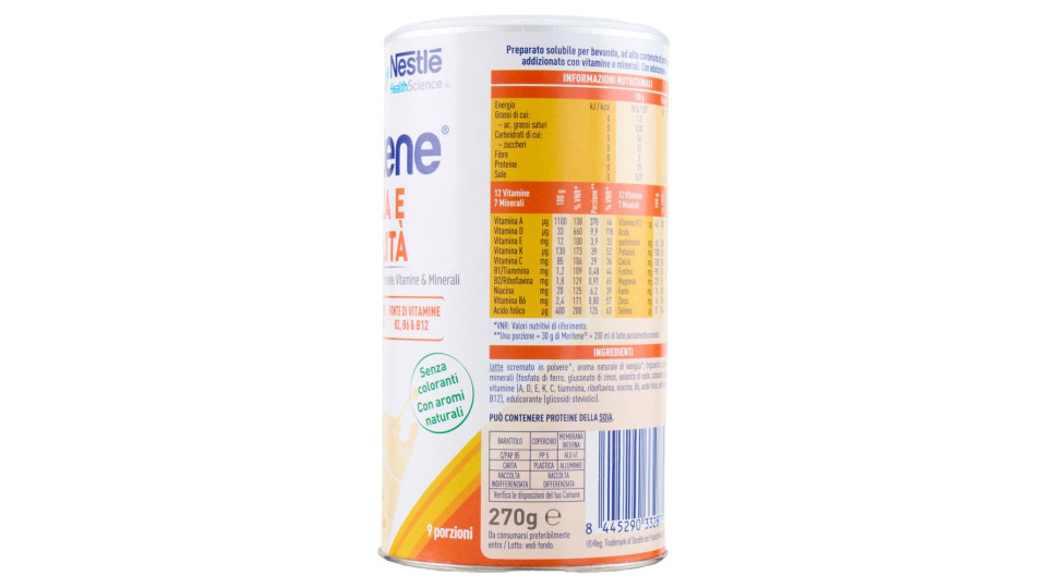Meritene Forza E Vitalità Gusto Vaniglia 270g