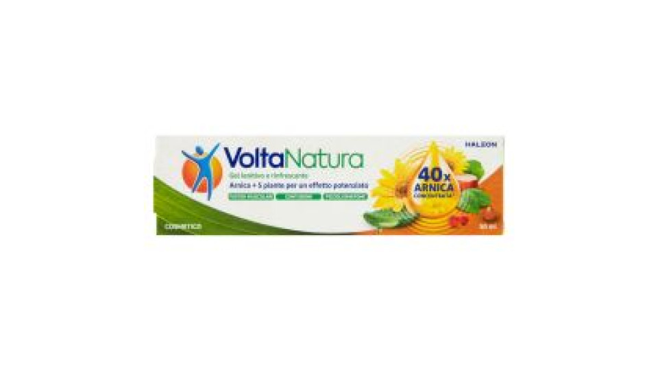 Voltanatura Gel Arnica Doppio Effetto Lenitivo E Rinfrescante Con 6 Piante 50ml