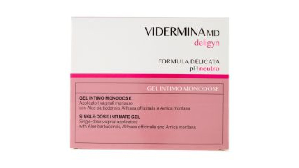 Vidermina Md Formula Delicata Ph Neutro Gel Intimo Monodose 6 X 5 Ml