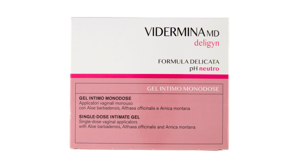 Vidermina Md Formula Delicata Ph Neutro Gel Intimo Monodose 6 X 5 Ml