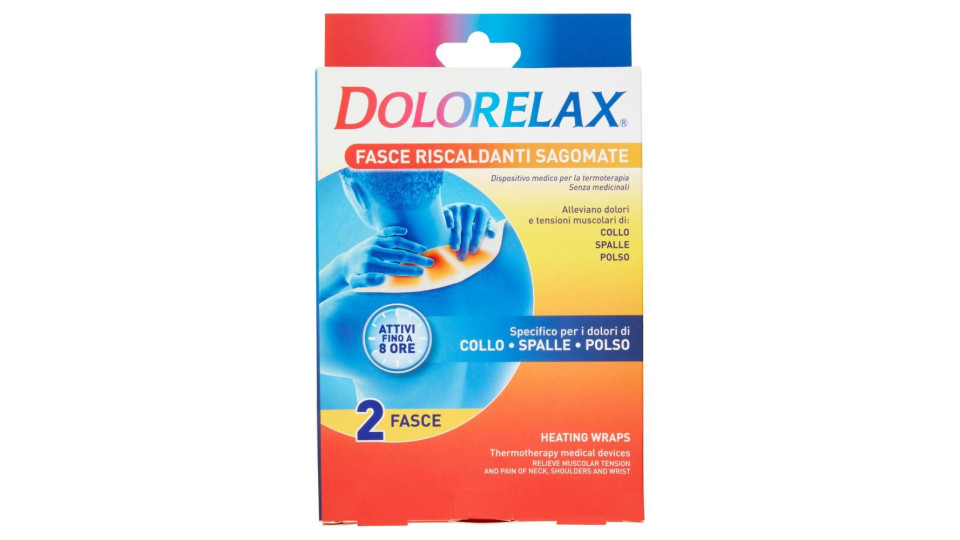 Dolorelax Fasce Riscaldanti Sagomate 2 Pz